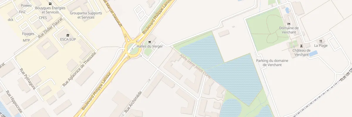 Plan du 250 Rue Averroès à Castelnau-le-Lez