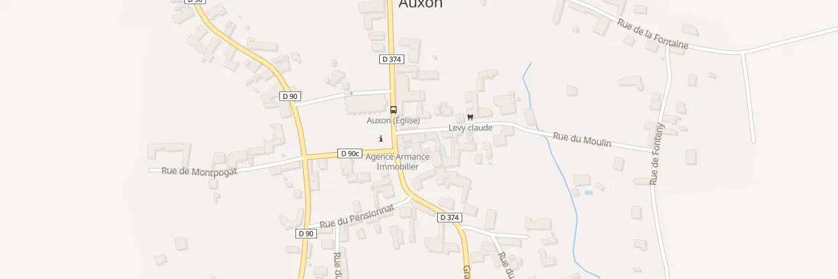 Plan du 20 Rue du Moulin à Auxon