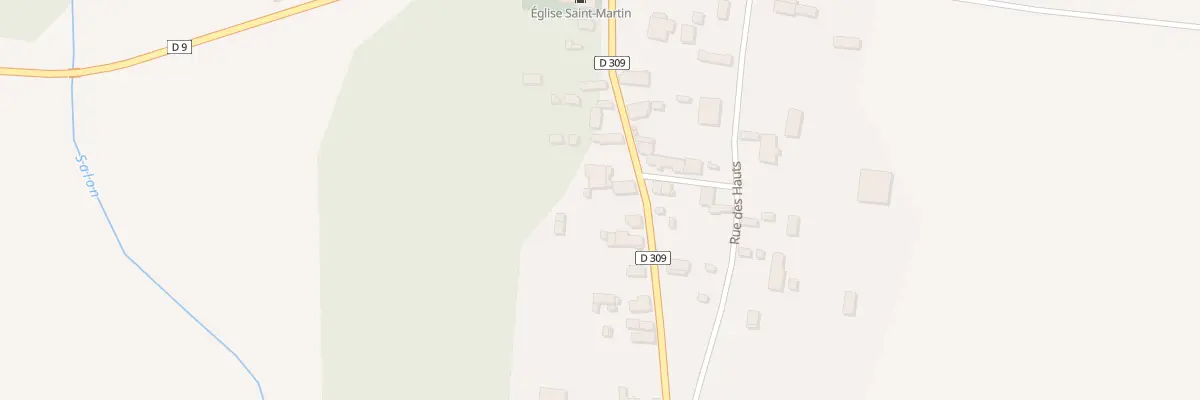 Plan du 16 Rue de l’Eglise à Courcemain
