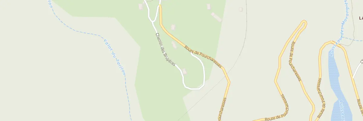 Plan du 5108 Pourcharesses Basses à Pourcharesses
