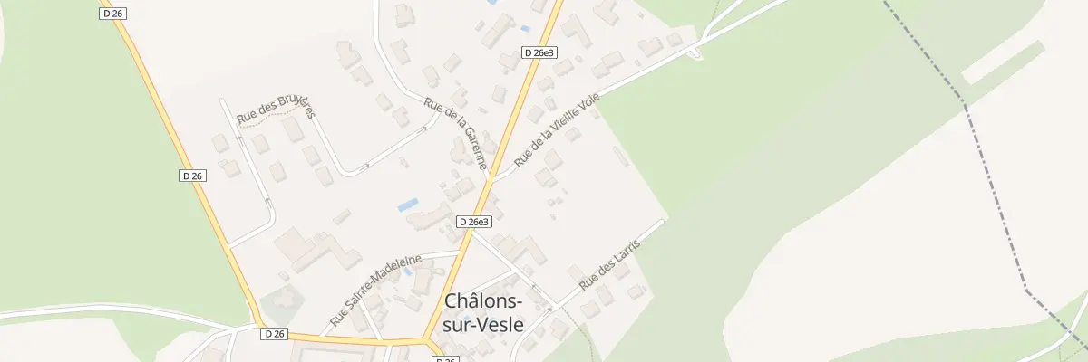 Plan du 2 Rue de la Vieille Voie à Châlons-sur-Vesle