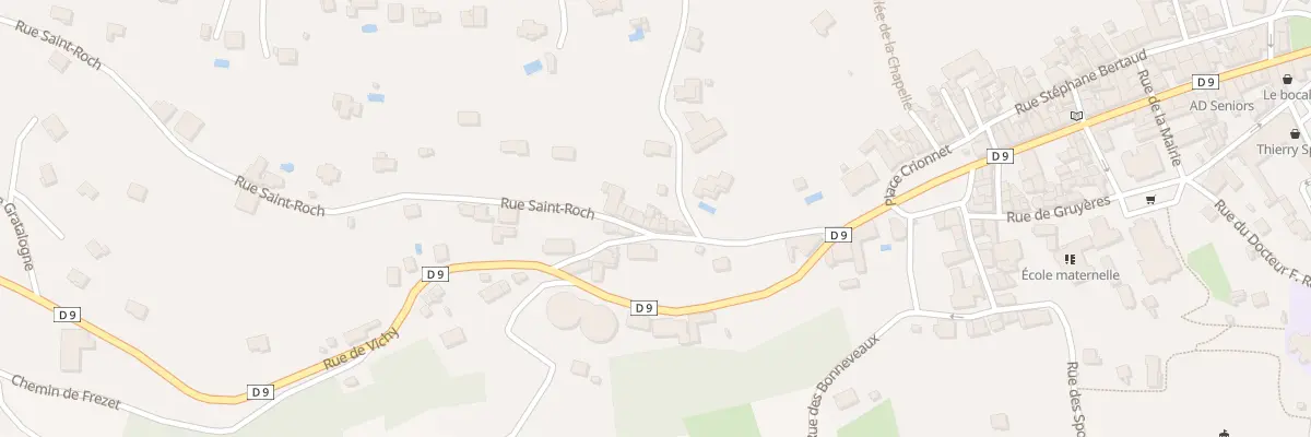 Plan du 132 Rue de Saint-Roch à Renaison