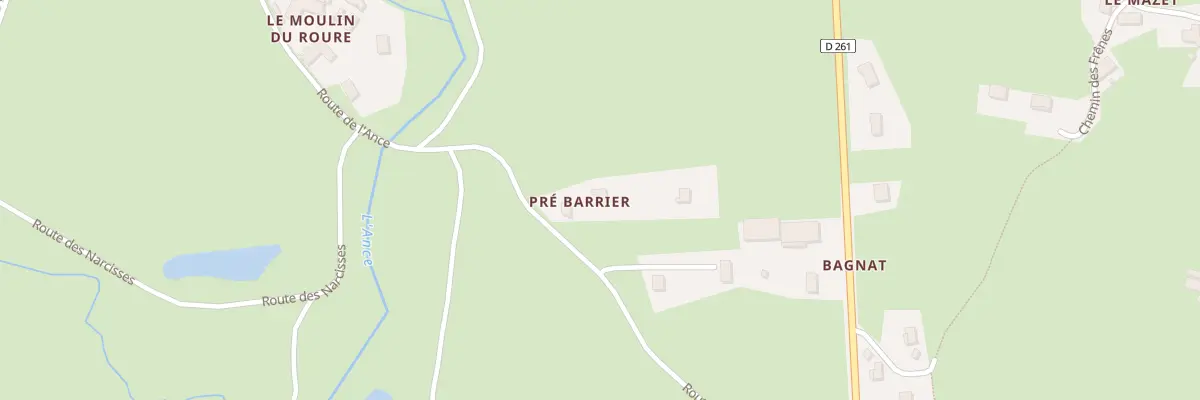 Plan du 434A Rte de l’Ance à Saint-Clément-de-Valorgue