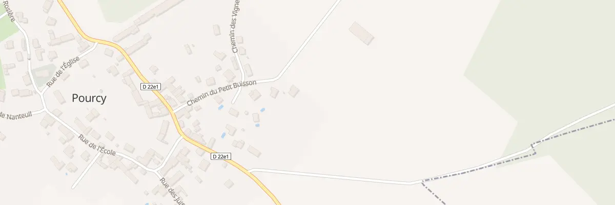 Plan du 6 Che du Petit Buisson à Pourcy