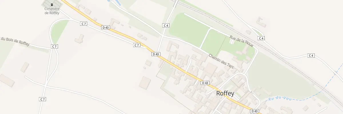 Plan du 16 Rue des Sardins à Roffey