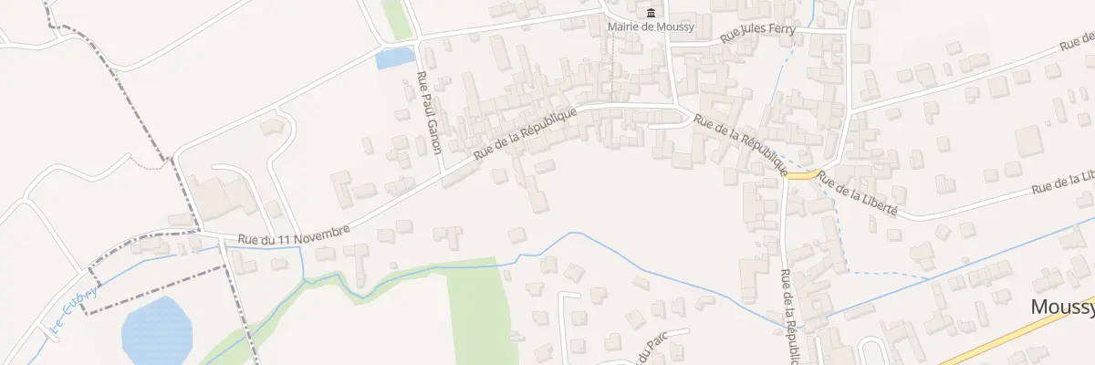 Plan du 15 Rue du 11 Novembre à Moussy