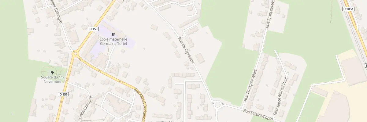 Plan du 33 Rue de Cipreaux à Feignies