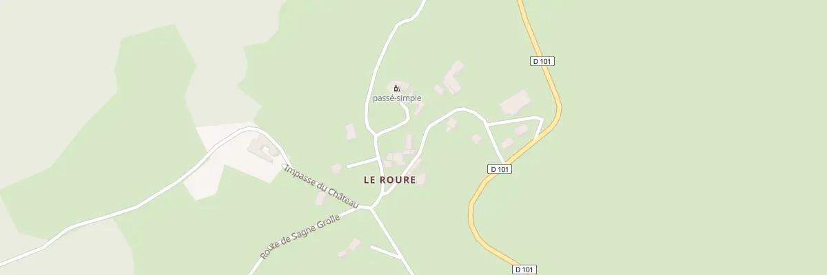 Plan du 389 Che du Roure à Saint-Bonnet-le-Courreau