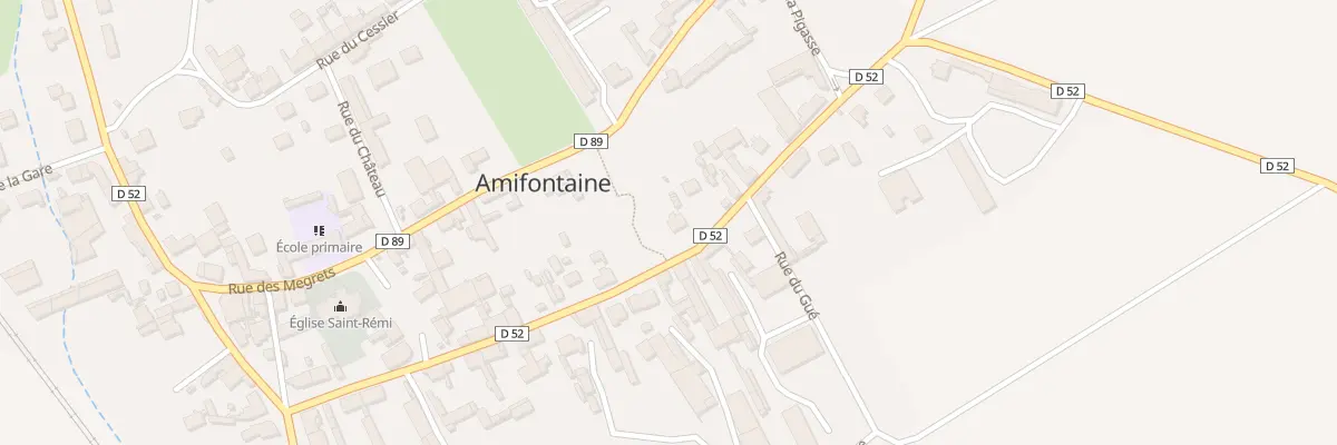 Plan du 25 Grande Rue à Amifontaine
