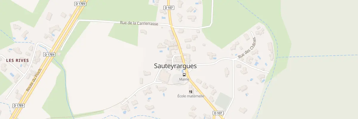 Plan du 14 Rue de la Condamine - le village à Sauteyrargues