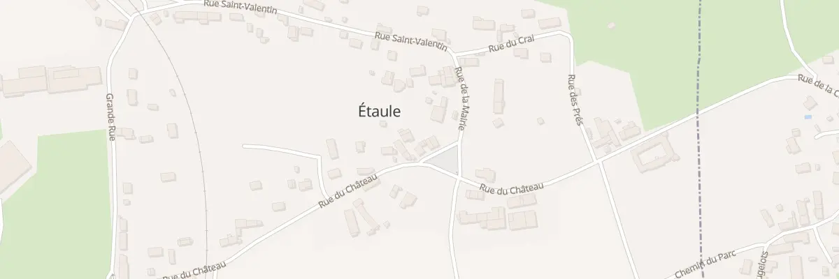 Plan du 1 Pl du Général Leclerc à Étaule