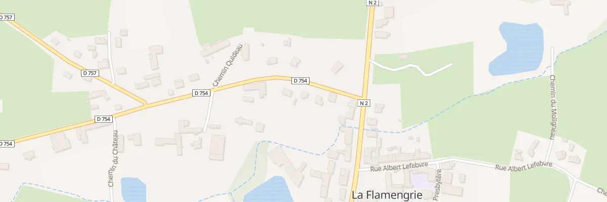Plan du 3 Rue du Terrier à La Flamengrie