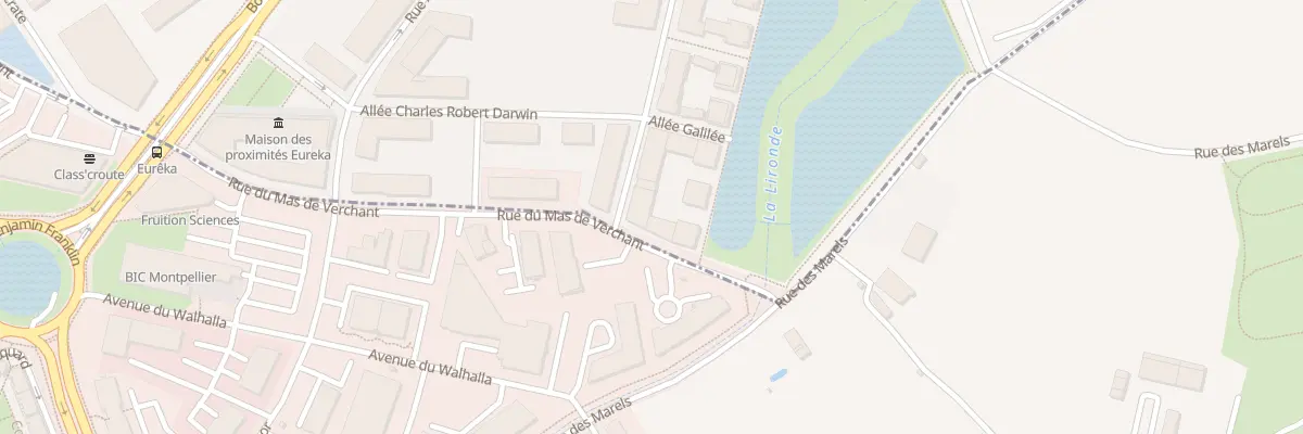 Plan du 12 Rue Averroès à Castelnau-le-Lez