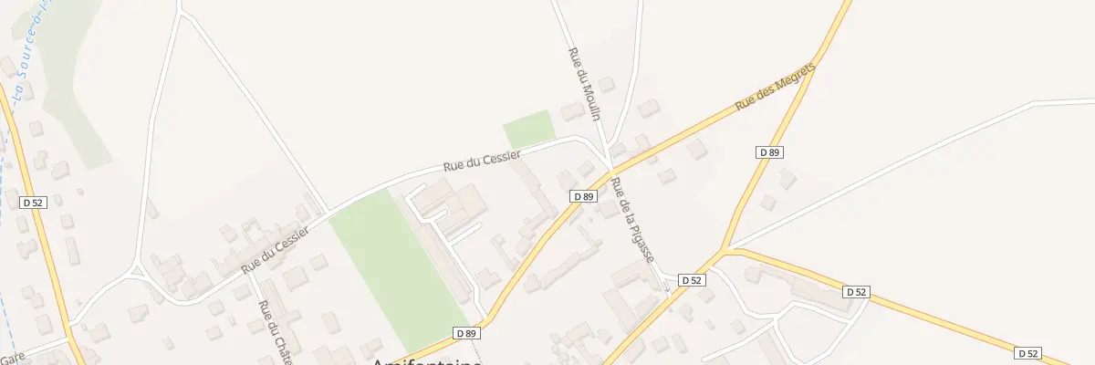 Plan du 29 Rue des Mégrets à Amifontaine