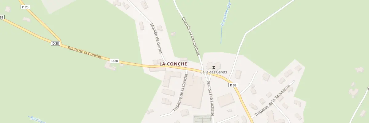 Plan du 468 Rte de la Conche à Saint-Martin-la-Sauveté