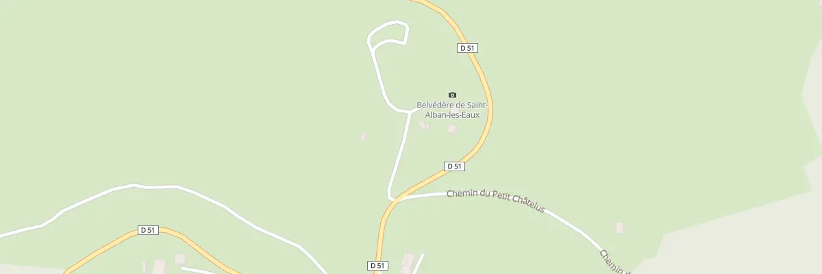 Plan du 92 Imp du Belvédère à Saint-Alban-les-Eaux
