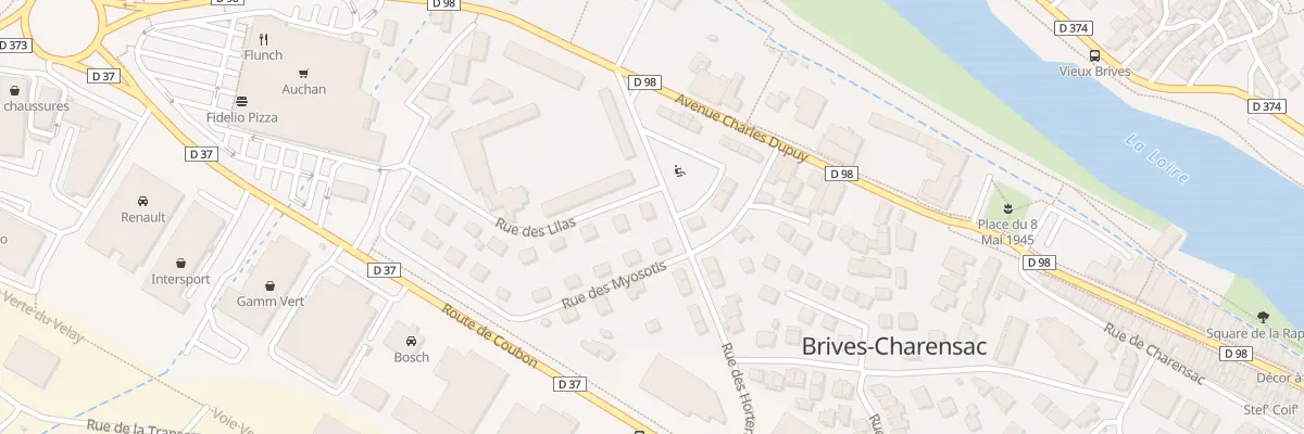 Plan du 6 Rue des Hortensias à Brives-Charensac