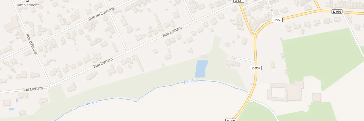 Plan du 15 Rue Deham à Hautmont