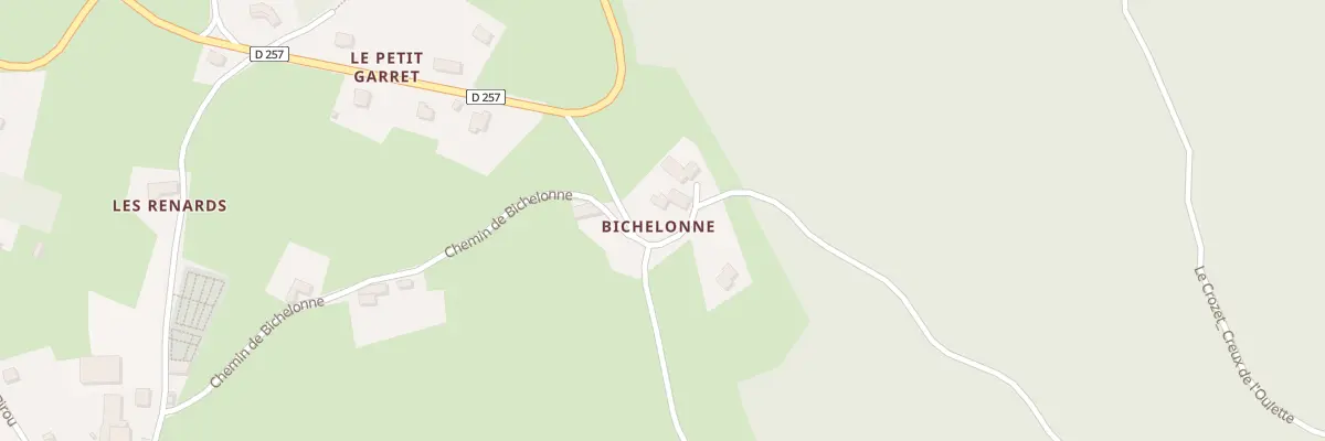 Plan du 5031 Bichelonne à Saillant