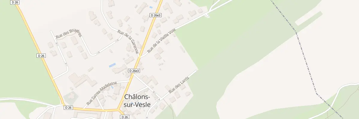 Plan du 8 Rue de la Vieille Voie à Châlons-sur-Vesle