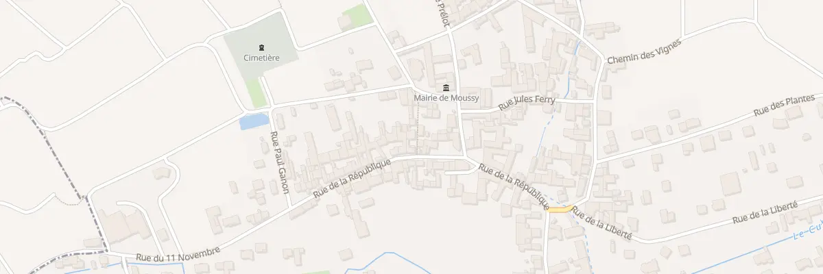 Plan du 8 Rue du 11 Novembre à Moussy