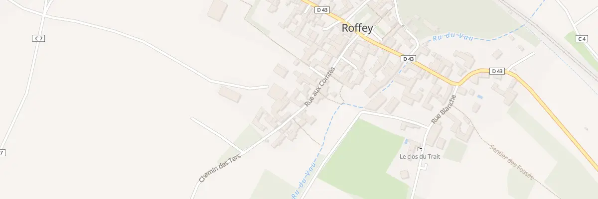 Plan du 14 Rue aux Comtes à Roffey