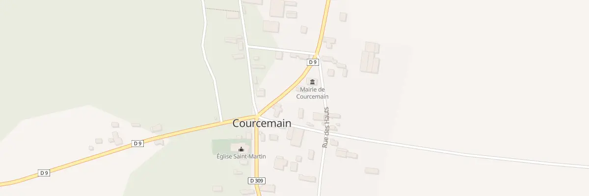 Plan du 4 Rue de la Mairie à Courcemain