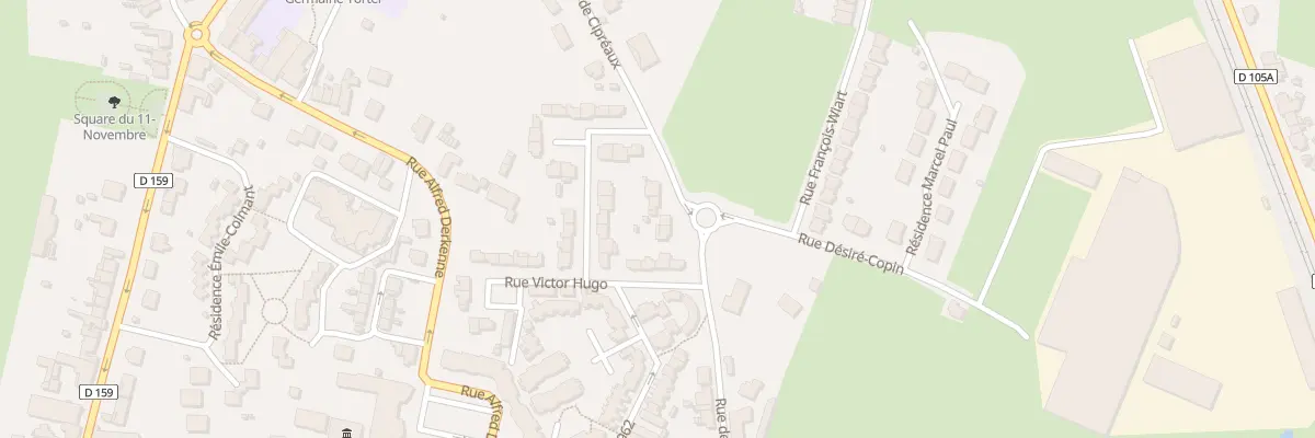 Plan du 25 Rue de Cipreaux à Feignies