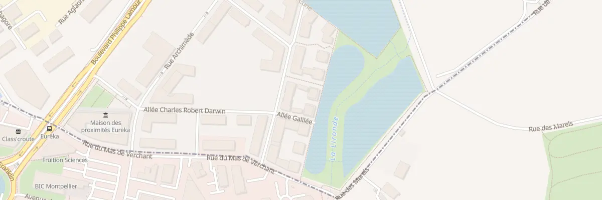 Plan du 90 Rue Averroès à Castelnau-le-Lez