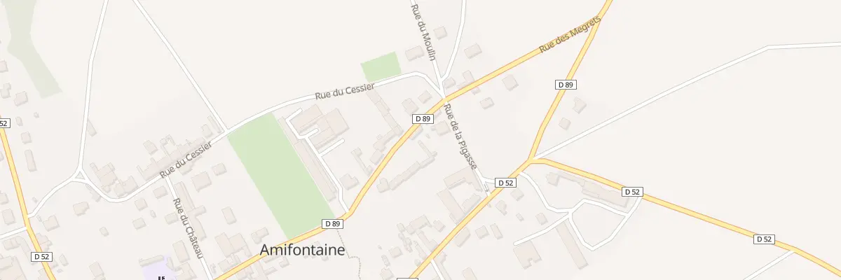 Plan du 28 Rue des Mégrets à Amifontaine