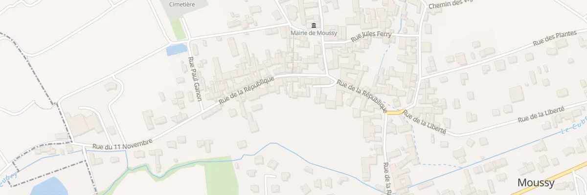 Plan du 9 Rue du 11 Novembre à Moussy