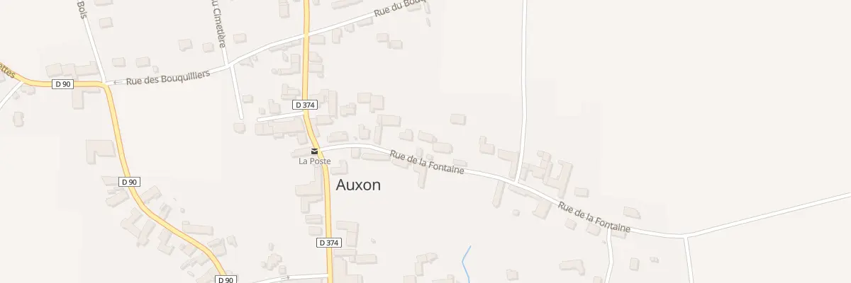 Plan du 95 Rue de la Fontaine à Auxon