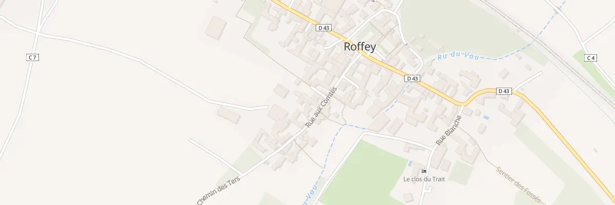 Plan du 10 Rue aux Comtes à Roffey