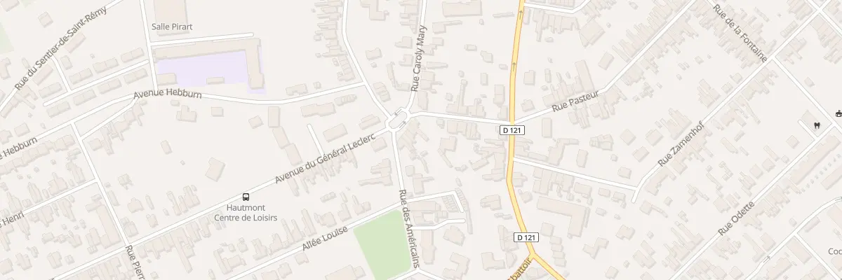 Plan du 57 Rue Caroly Mary à Hautmont
