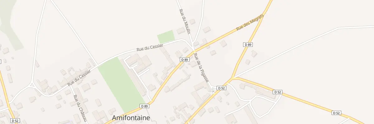 Plan du 30 Rue des Mégrets à Amifontaine