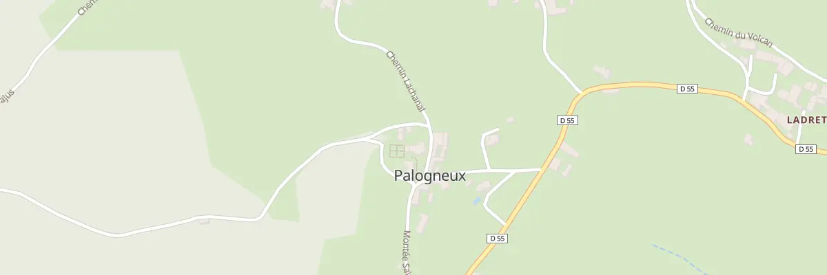 Plan du 65 Che Lachanal à Palogneux
