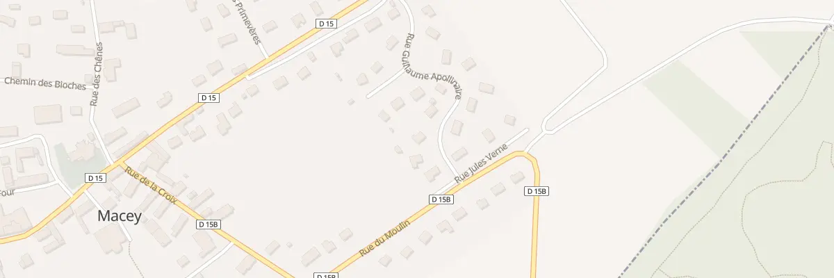 Plan du 10 Rue Guillaume Apollinaire à Macey