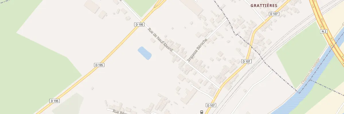 Plan du 33B Rue de Neuf-mesnil à Hautmont