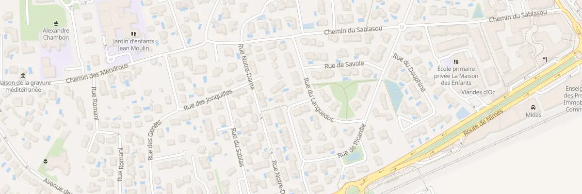 Plan du 2 Rue de Picardie à Castelnau-le-Lez