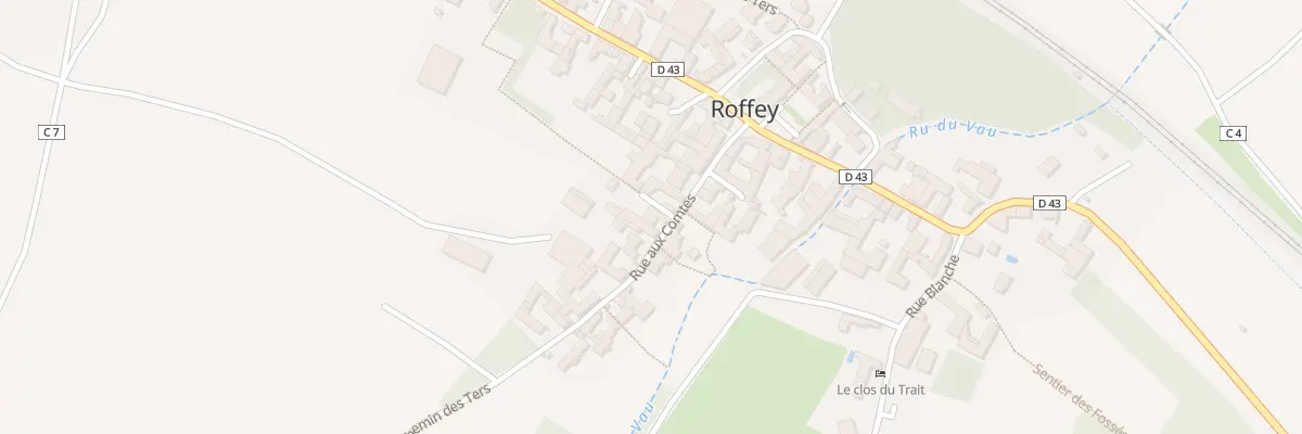 Plan du 8 Rue aux Comtes à Roffey