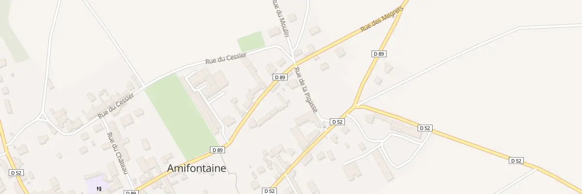 Plan du 2 Rue de la Pigasse à Amifontaine