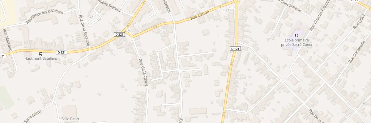 Plan du 11B Rue Caroly Mary à Hautmont