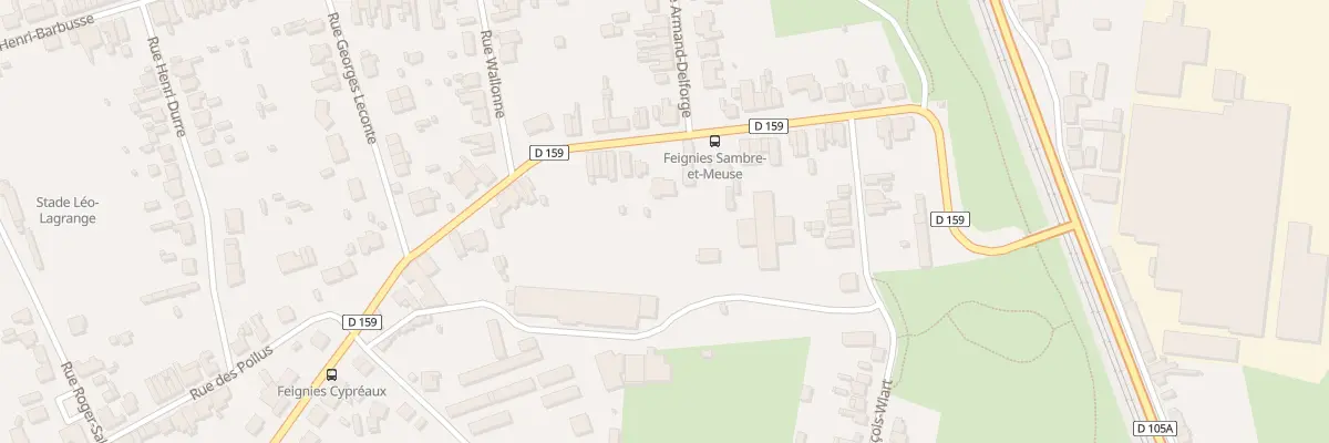 Plan du 92 Rue de la République à Feignies