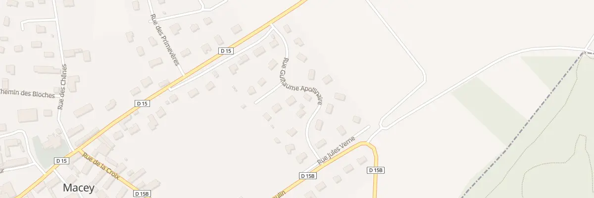 Plan du 1 Rue Alexandre Dumas à Macey
