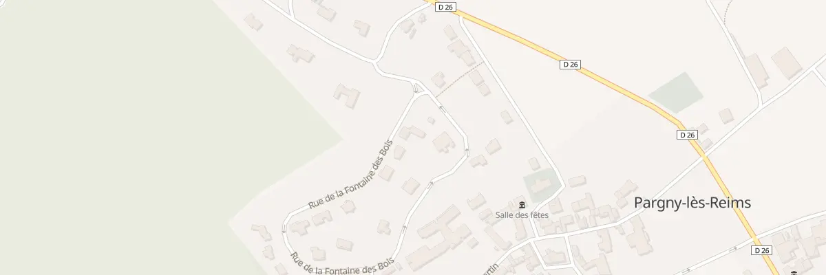 Plan du 3 Rue de la Fontaine des Bois à Pargny-lès-Reims