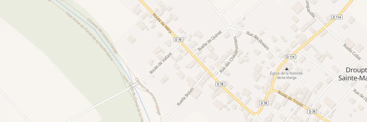 Plan du 19 Rte de Mery à Droupt-Sainte-Marie