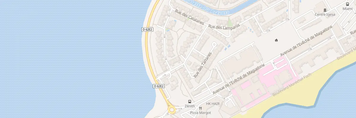 Plan du 7 Rue des Lamparos à Palavas-les-Flots