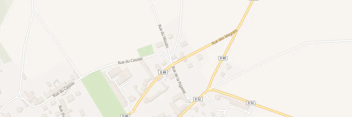 Plan du 33 Rue des Mégrets à Amifontaine