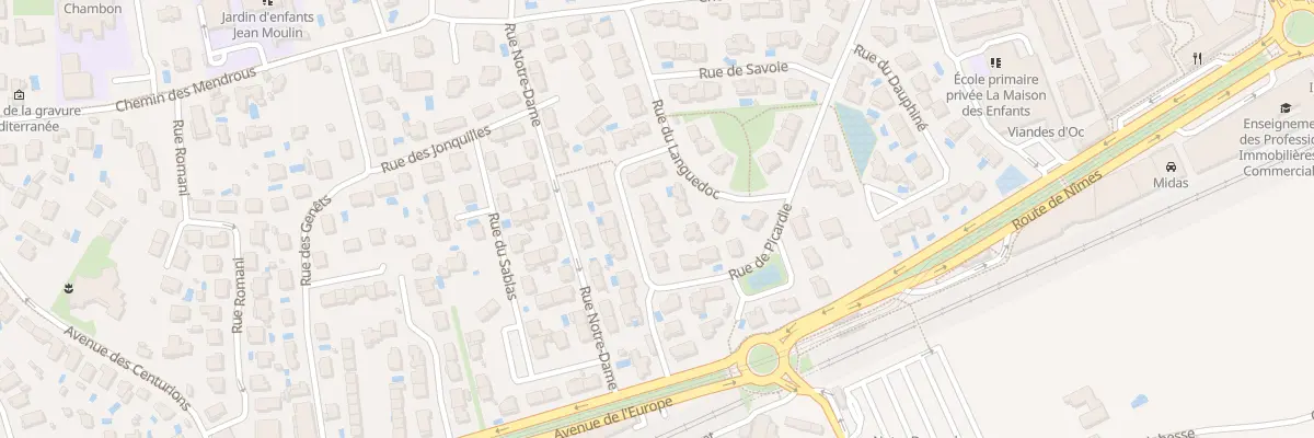 Plan du 5 Rue de Picardie à Castelnau-le-Lez