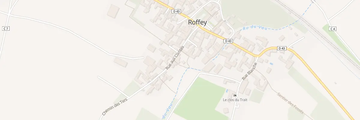 Plan du 15 Rue aux Comtes à Roffey